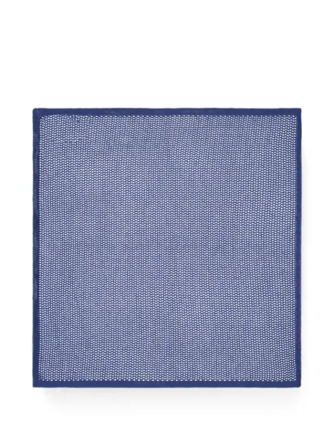 Zegna open-knit pocket square