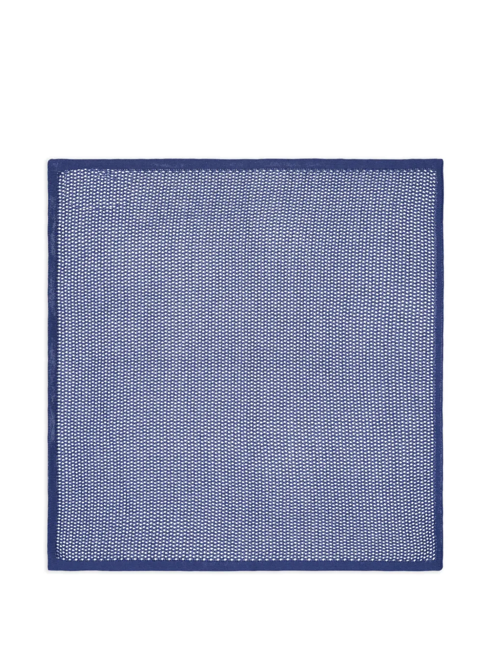 Zegna open-knit pocket square - Blu