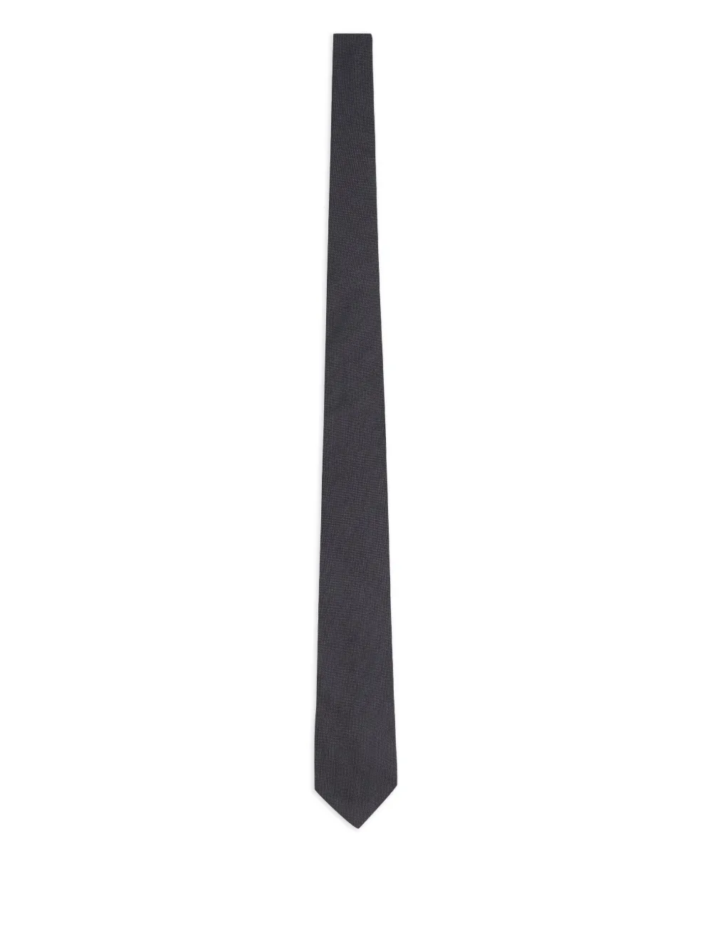 Zegna textured silk tie | Black | Image 1