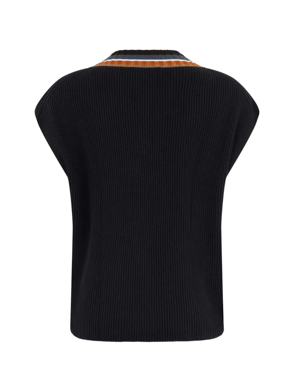Moorer Spencer met V-hals Blauw