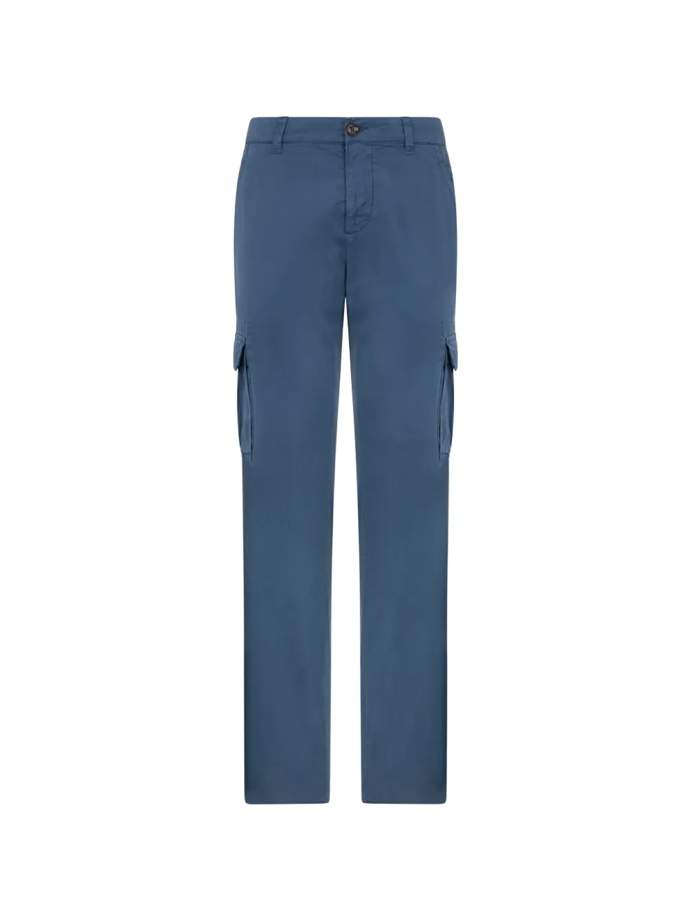 Moorer flat-pocket cargo trousers - Blu