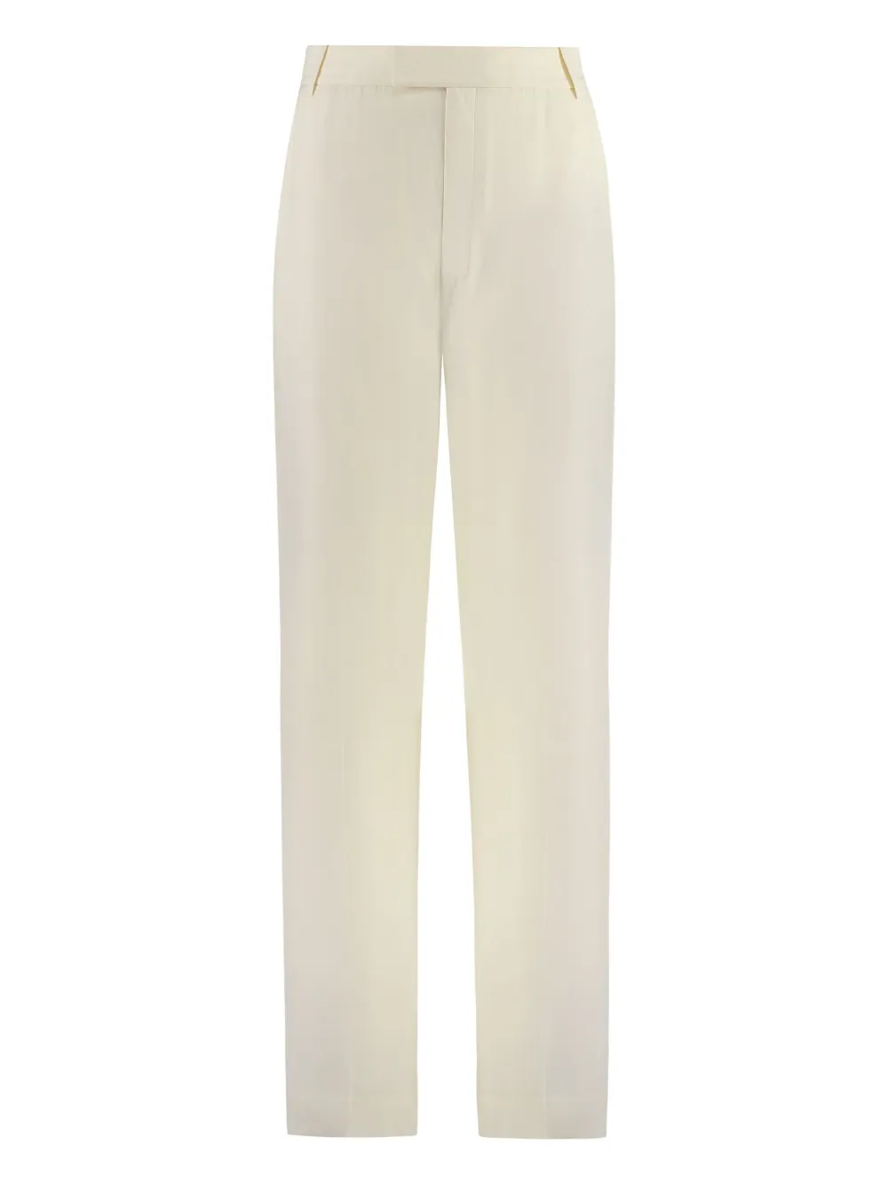 high-waisted trousers