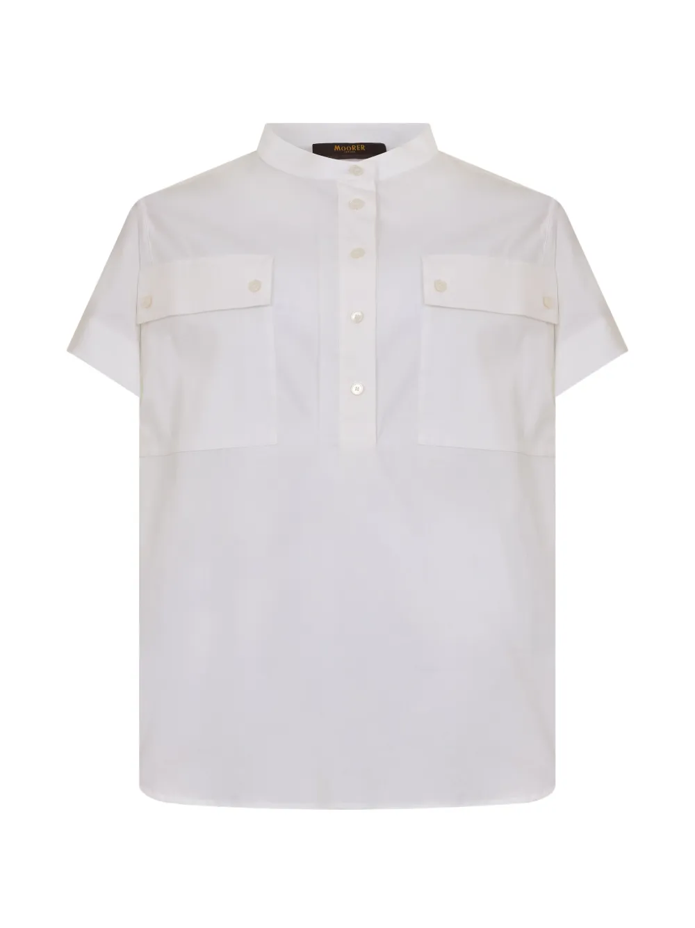 Moorer short-sleeve blouse - White