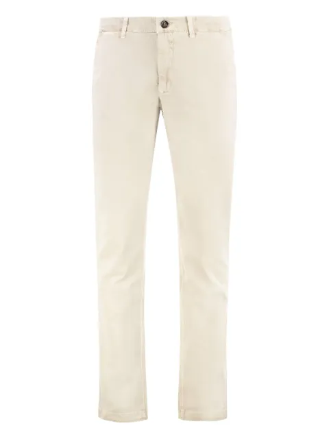 Moorer button-fastening trousers