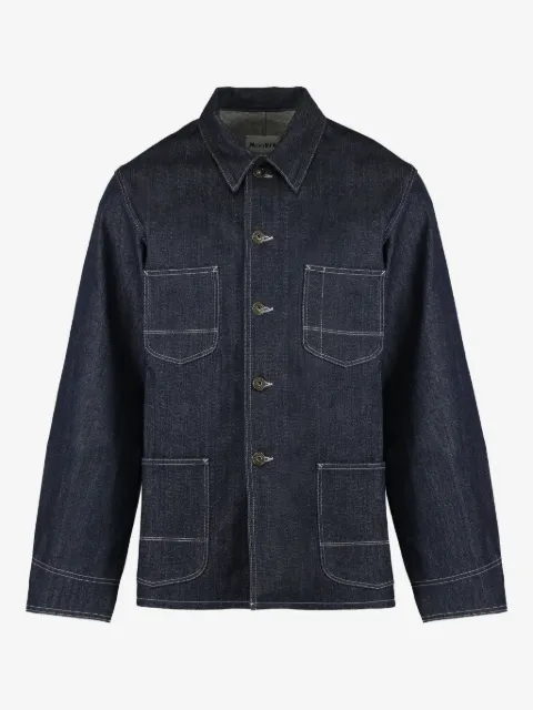 Moorer four-pocket cotton shirt