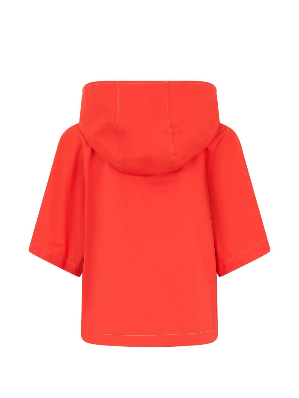  Moorer Short-sleeve Hooded Jacket - Red 