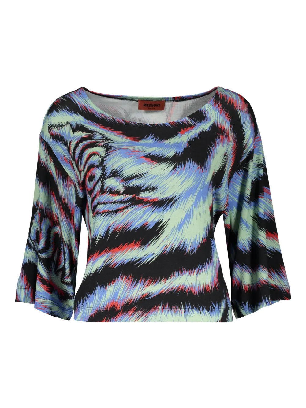 Missoni Top met print Blauw