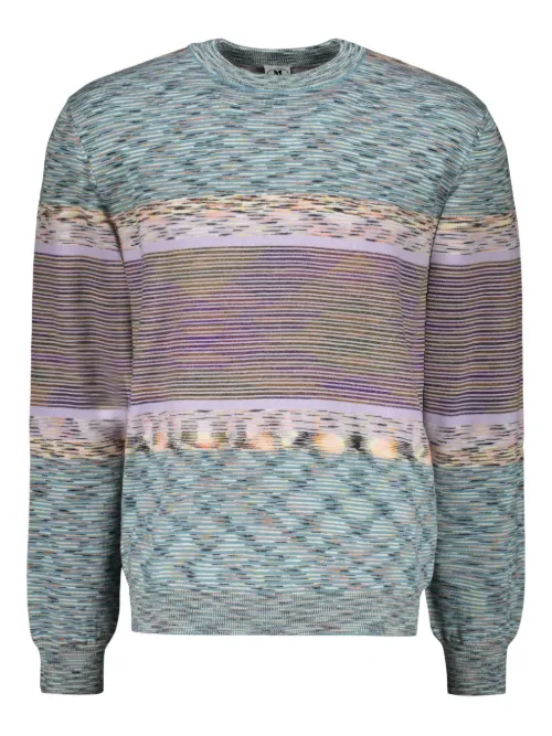Missoni pull en laine - Bleu - Missoni - Modalova
