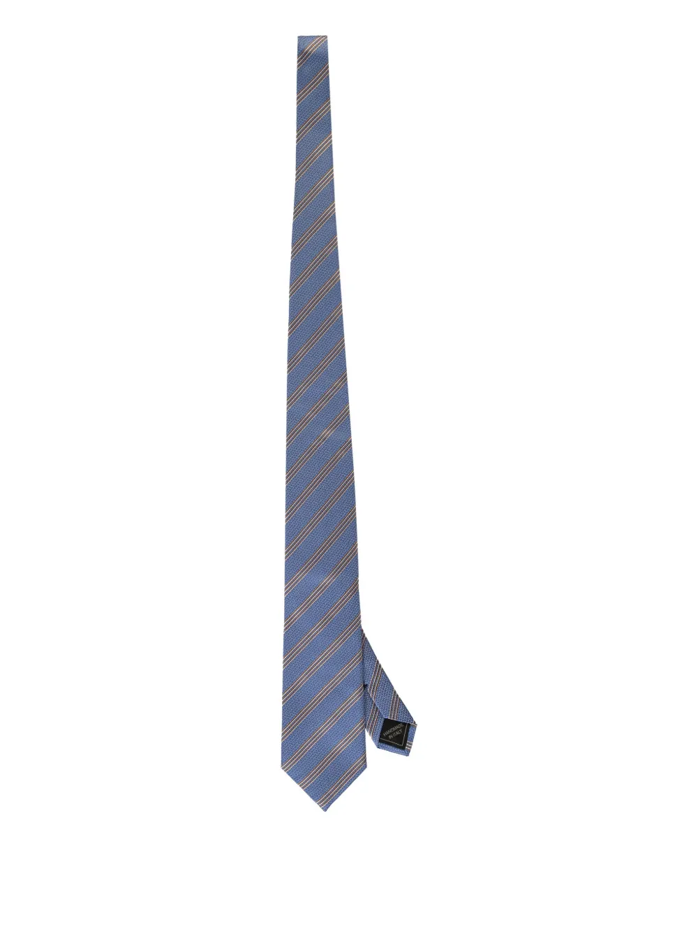 Brioni ストライプ シルクネクタイ - ブルー Brioni ストライプ シルクネクタイ - ブルー