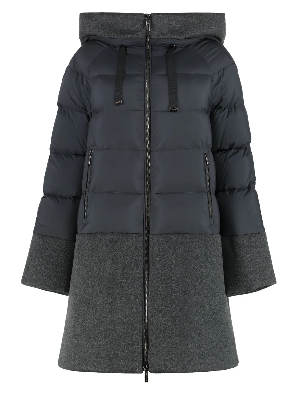 Moorer Noreya padded coat | Grey | Image 1