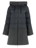 Moorer Noreya padded coat - Grey