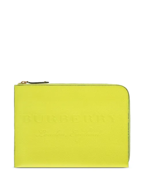 Porte-documents à logo embossé - Burberry - Modalova