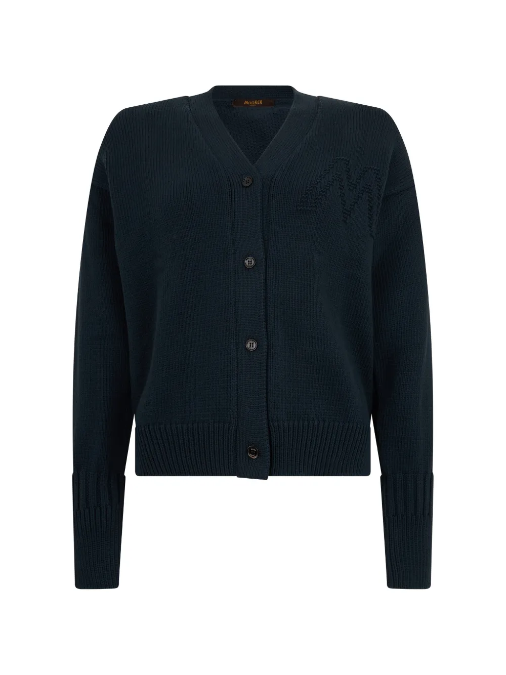 Moorer button-front cardigan - Blau