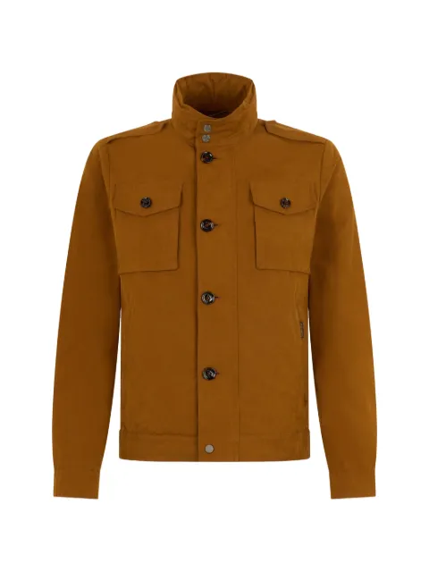 Moorer buttoned chest-pocket jacket