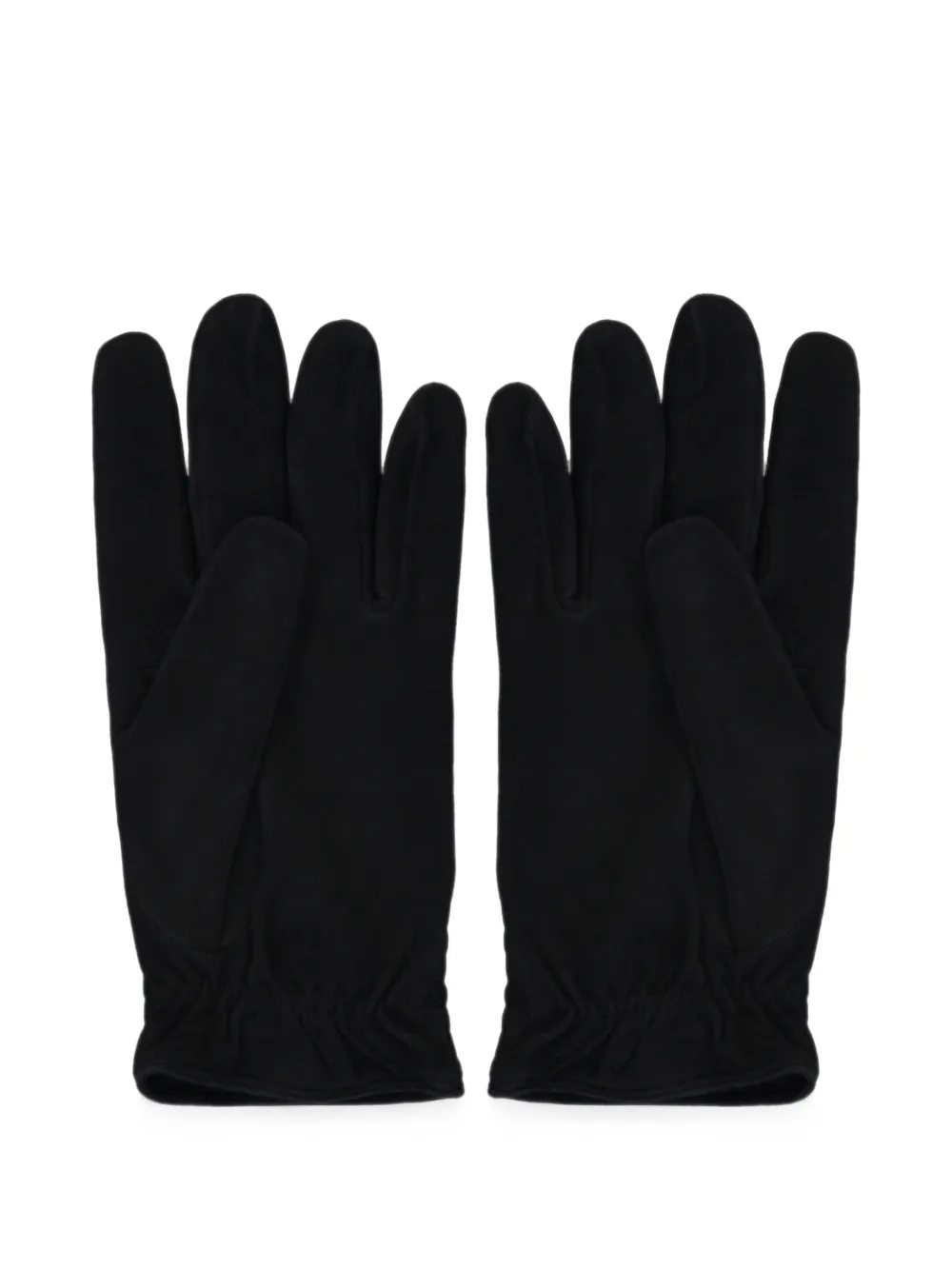 Moorer Gewatteerde handschoenen met elastische manchetten Blauw