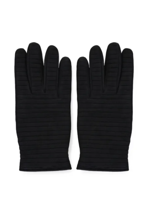 Moorer quilted elasticated-cuff gloves