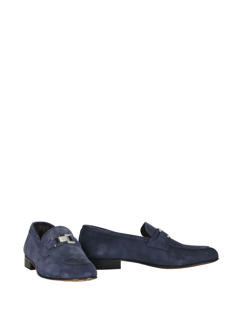 Bruno Magli leather loafers Blue