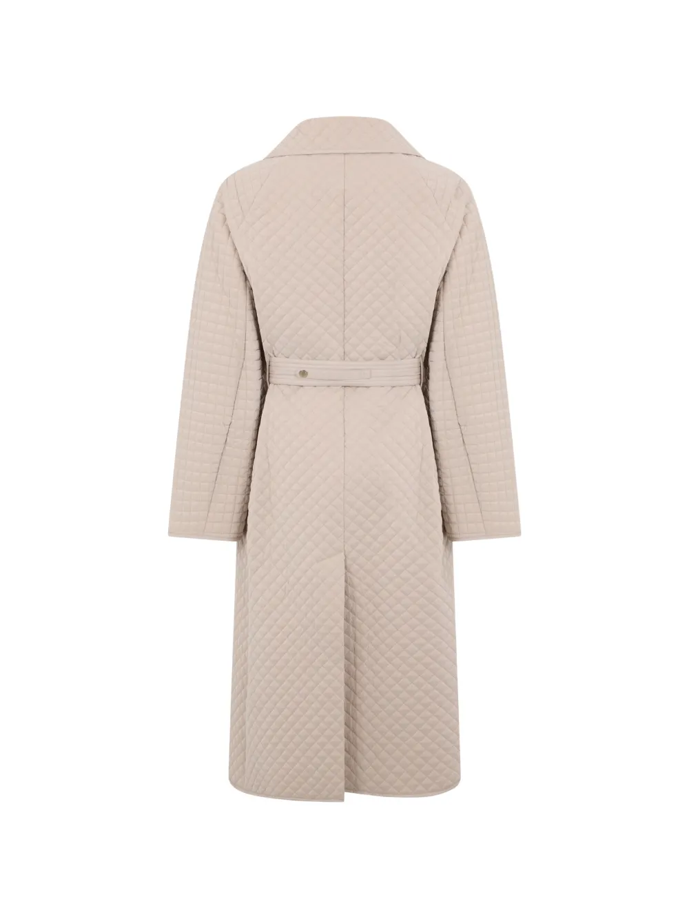 Moorer Gewatteerde trenchcoat met ceintuur Beige