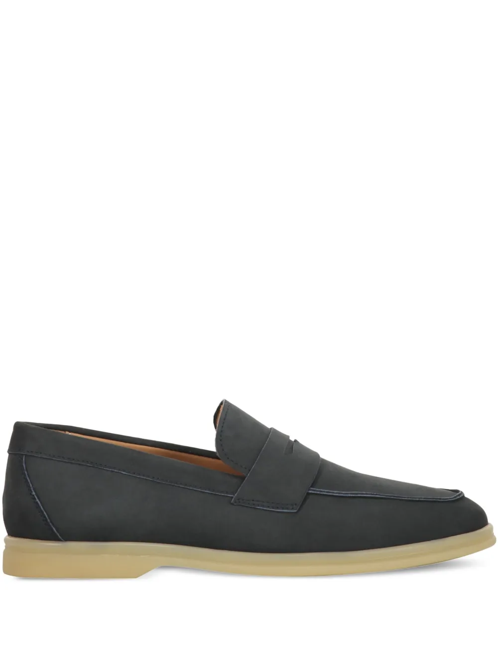 Bruno Magli leather loafers Blue