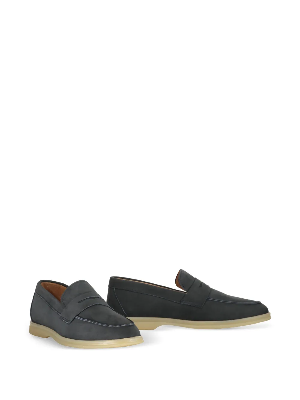 Bruno Magli leather loafers Blue