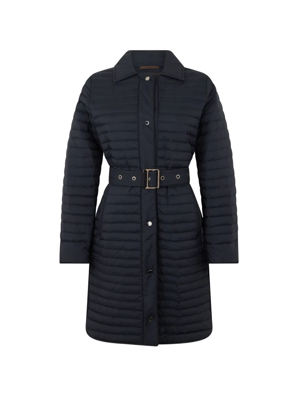 Moorer belted down jacket - Blau