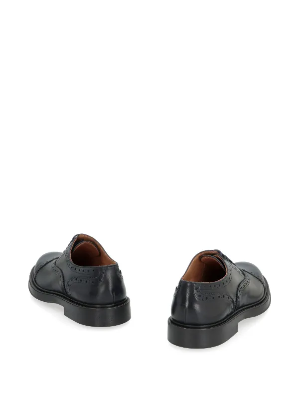 Bruno Magli Dark Blue Leather Derbys Bruno Magli Salerno Derby (Men) | Nordstrom main image 4