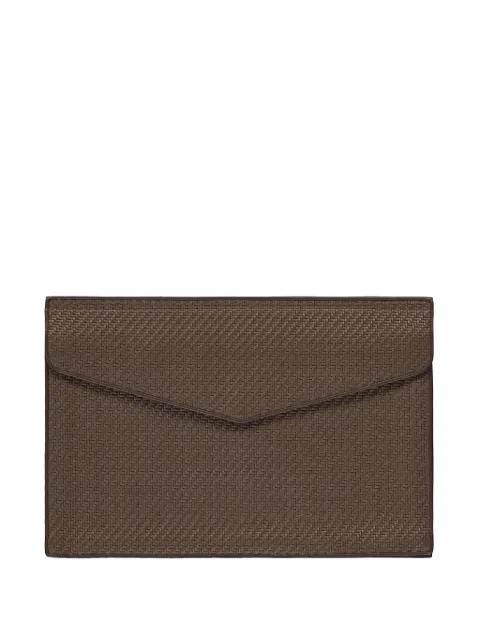 Zegna Pelle Tessuta clutch bag