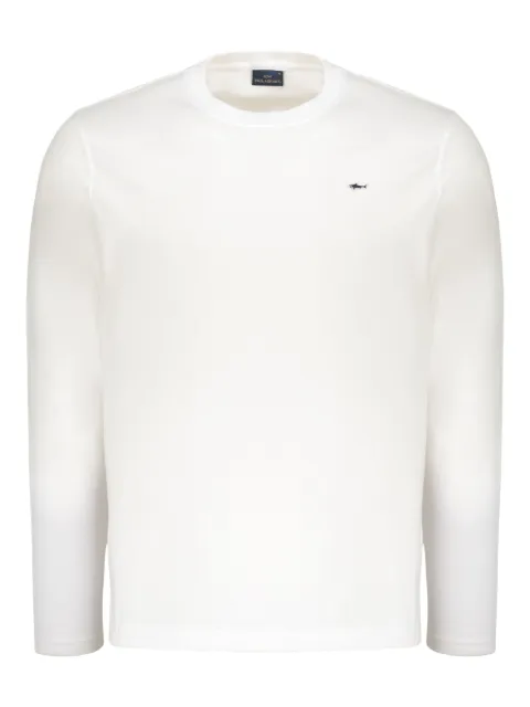 Paul & Shark playera maga larga con cuello redondo