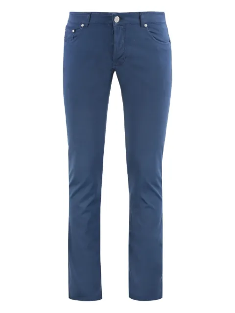 Moorer five-pocket trousers