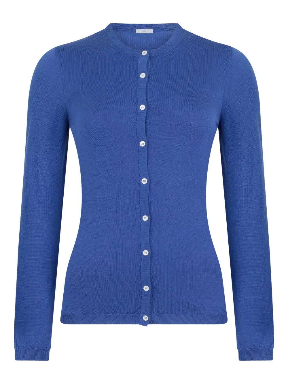 Malo crew-neck cardigan - Blau