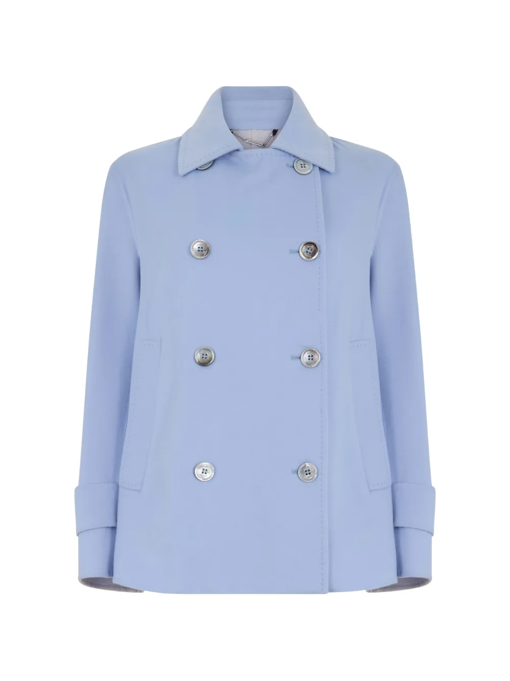Moorer Dama-P double-breasted peacoat - Bleu Moorer Dama-P double-breasted peacoat - Bleu