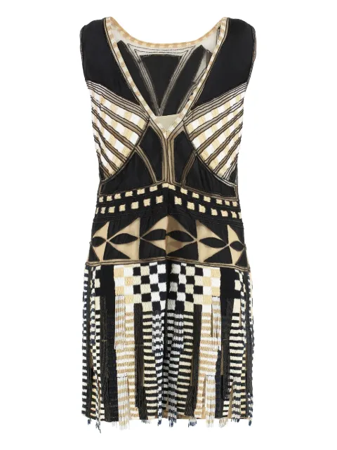 Alberta Ferretti beads-embellishment mini dress
