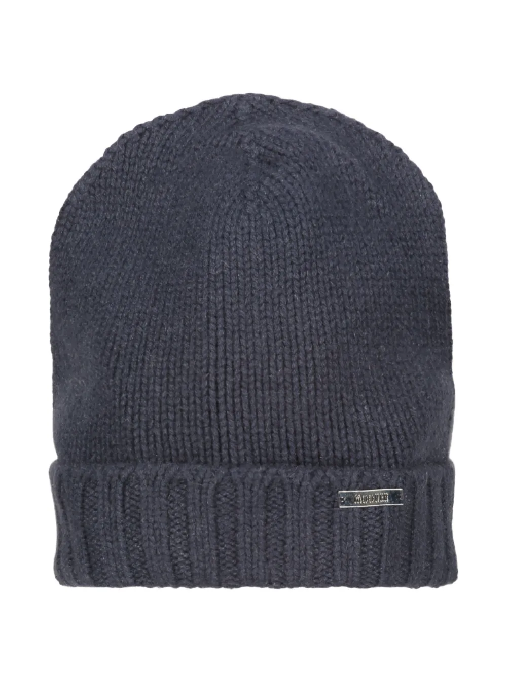 Moorer Vetta ribbed-knit beanie hat Blauw
