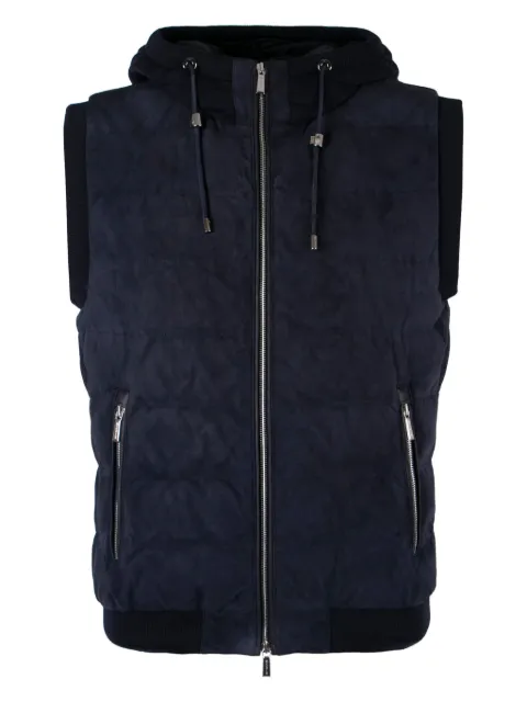 Moorer Vermeer hooded gilet