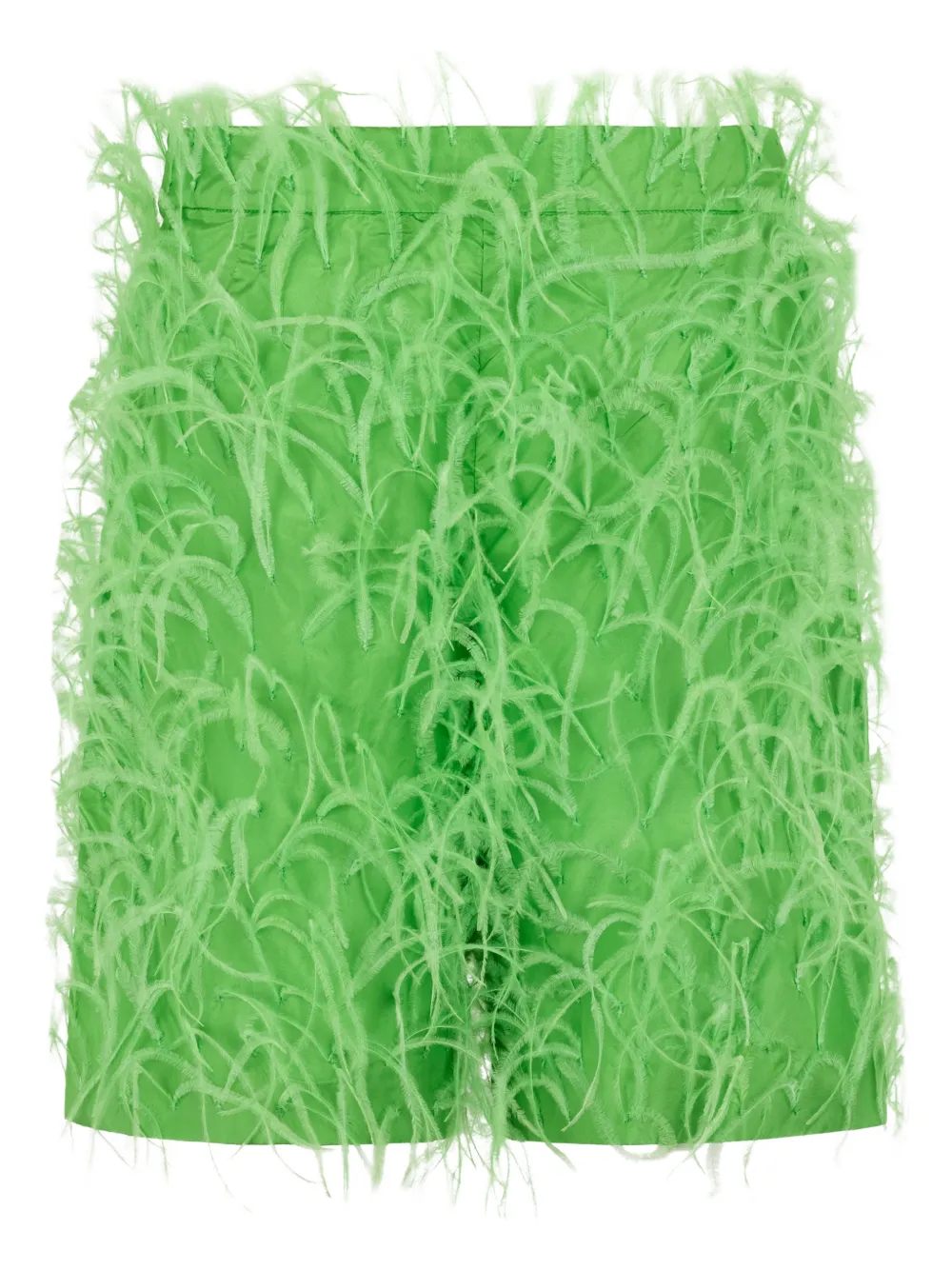 Valentino Garavani Shorts met veren Groen