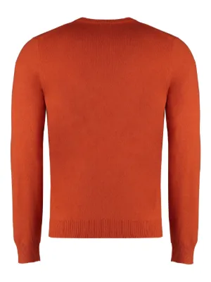 Tシャツ・カットソー MALO Men Sweater UXA132F3L27 E3444 Orange LS - Orange 'T - E3' T - shirt with long sleeves Diesel