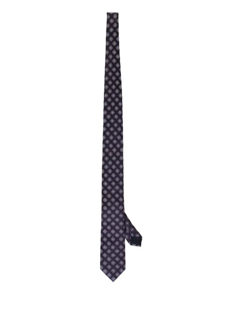 Corneliani jacquard silk tie