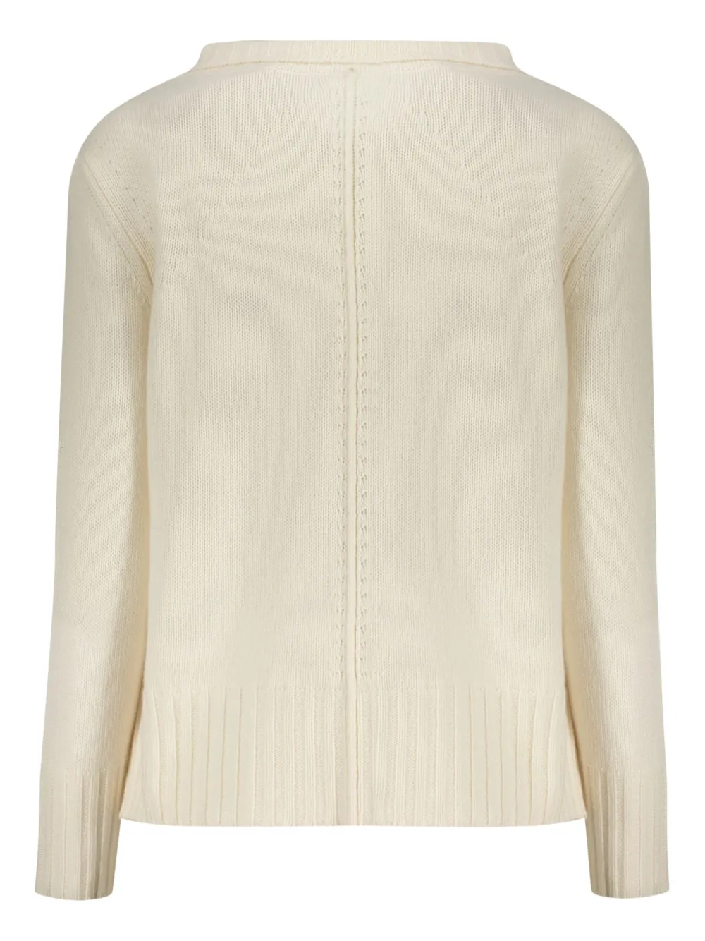 Lorena Antoniazzi Gebreide sweater Wit