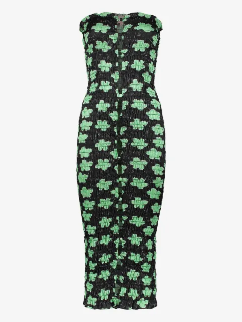 Amy Crookes floral-print midi dress