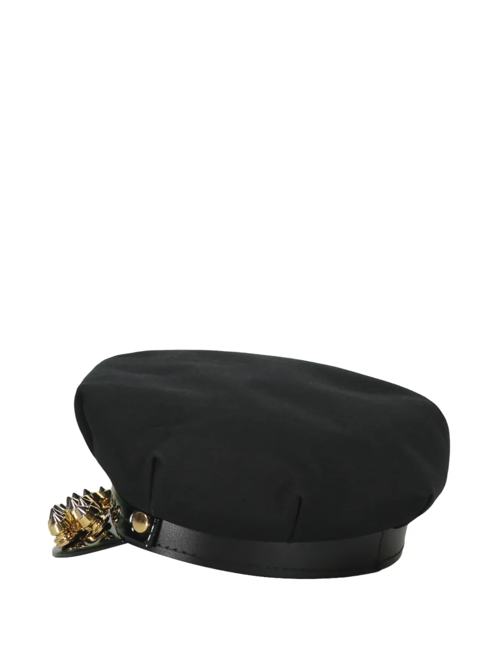 Moschino spiked hat Zwart