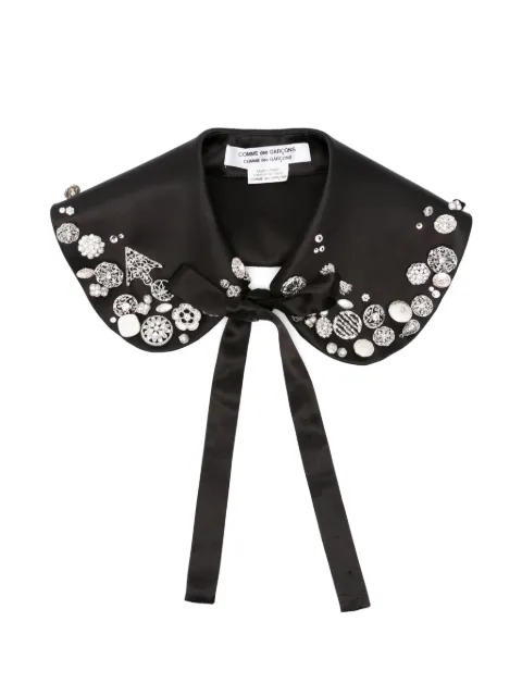 Comme Des Garçons Comme Des Garçons col satiné à ornements