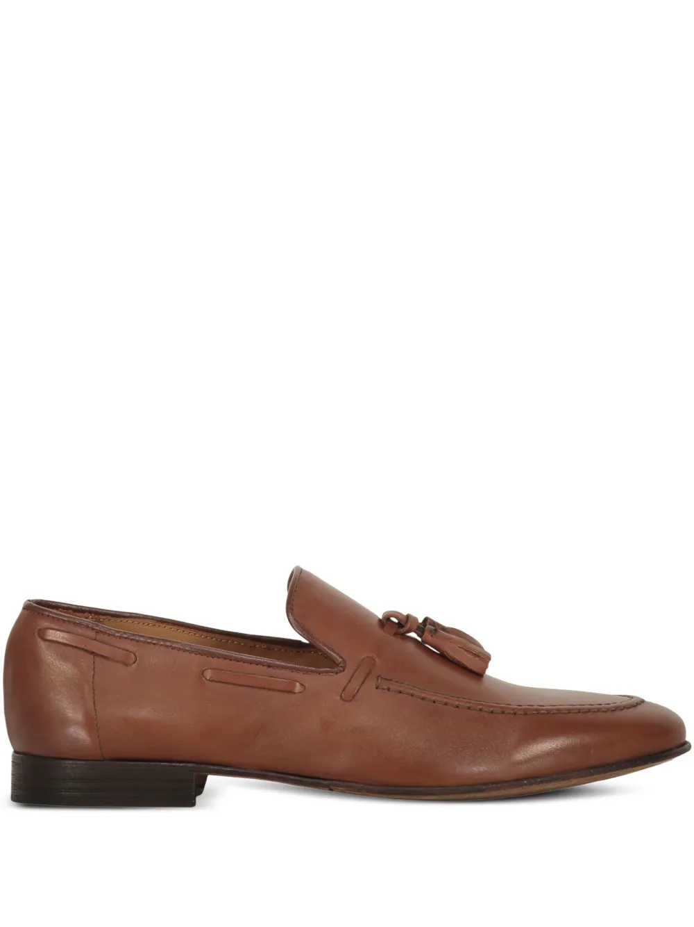 Bruno Magli leather loafers Brown
