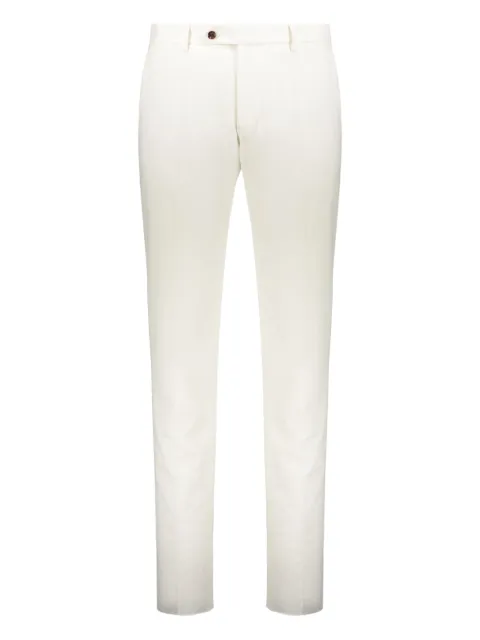 Moorer button-fastening trousers