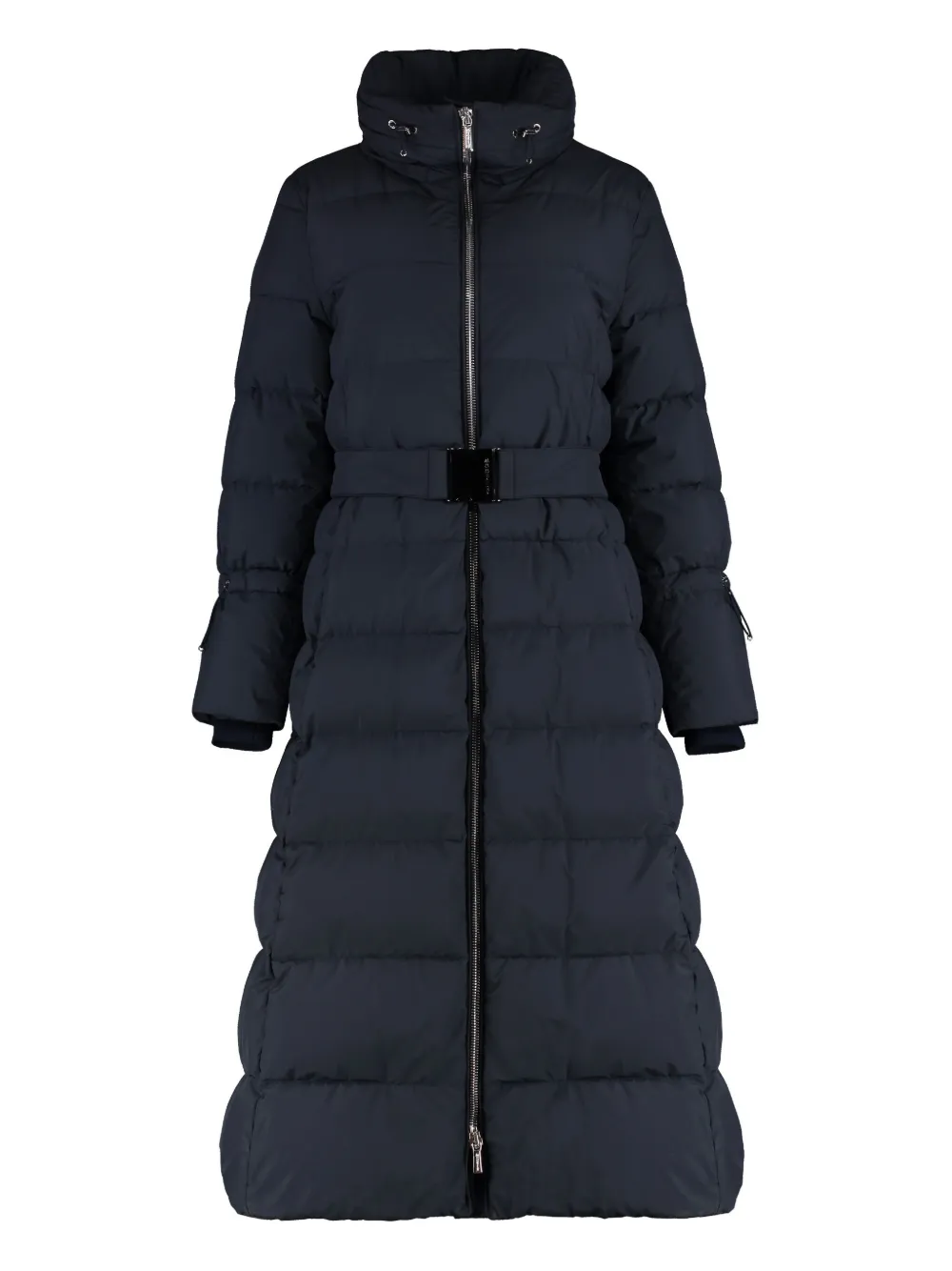 Moorer Dorianne long coat Blauw