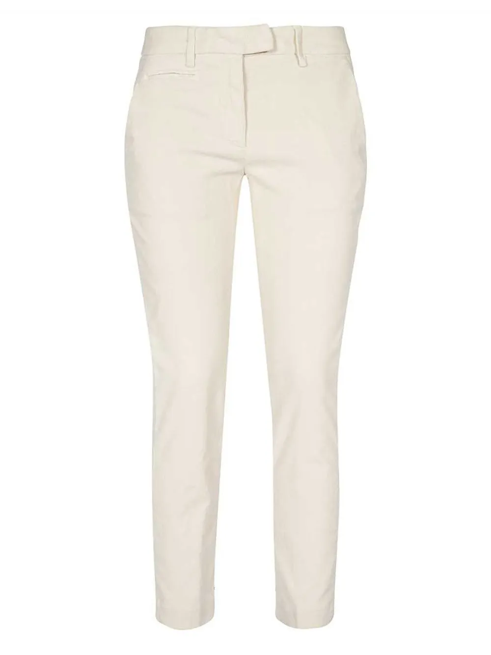 DONDUP cotton-blend slim trousers | White | Image 1