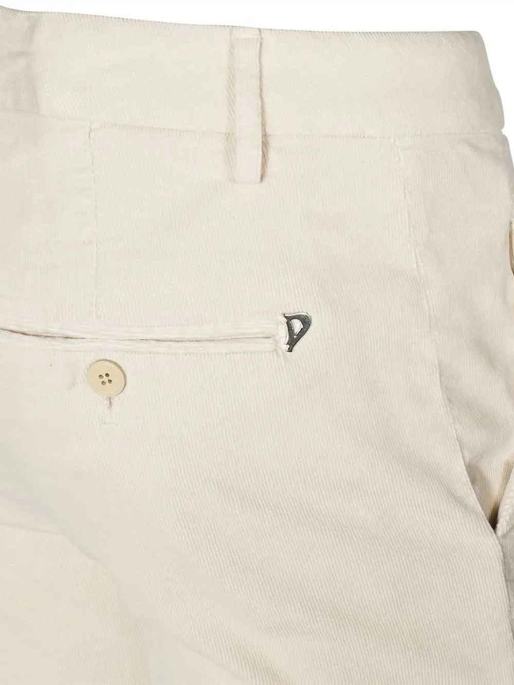 DONDUP Broek van katoenblend Wit