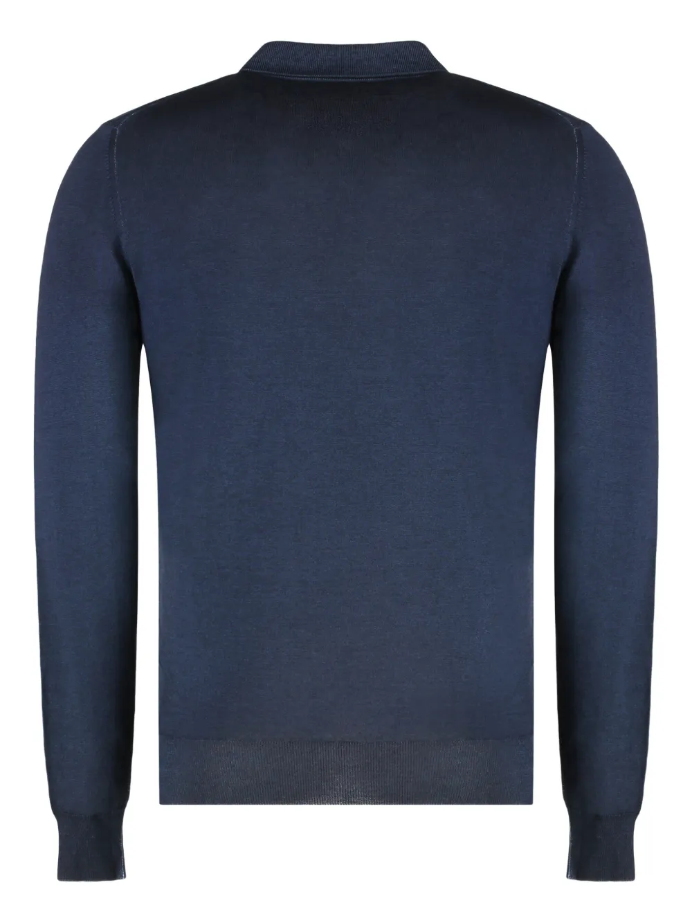 Moorer Vasto-XW zip polo shirt - Blauw