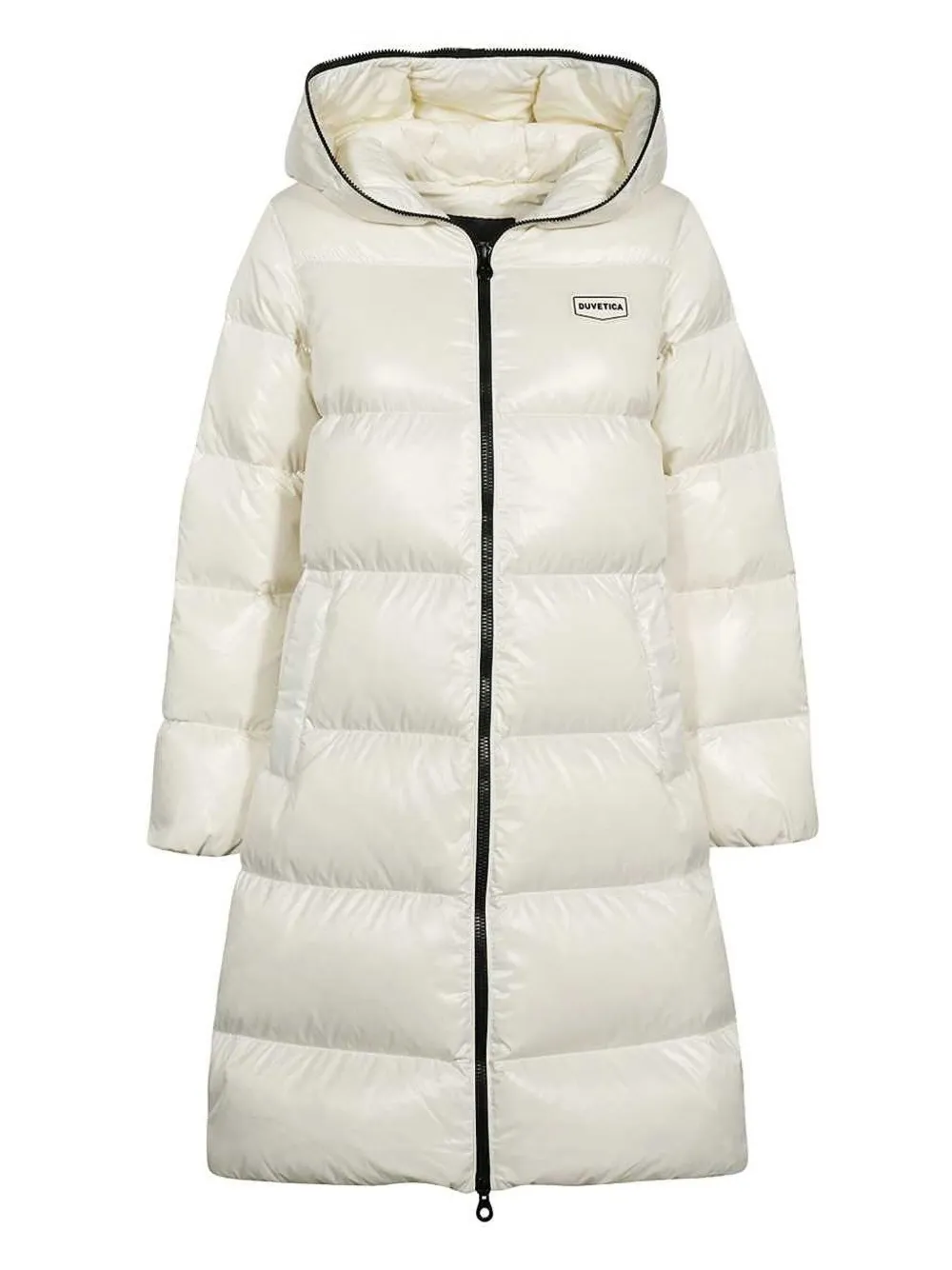 hooded padded coat