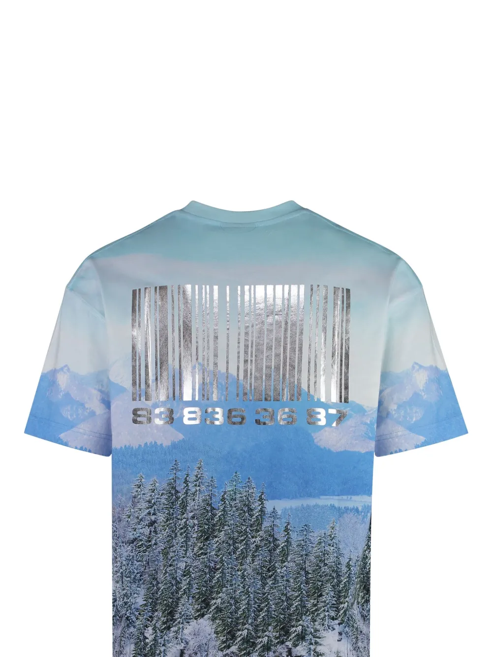 VETEMENTS Neuschwanstein Winter T-shirt Blauw
