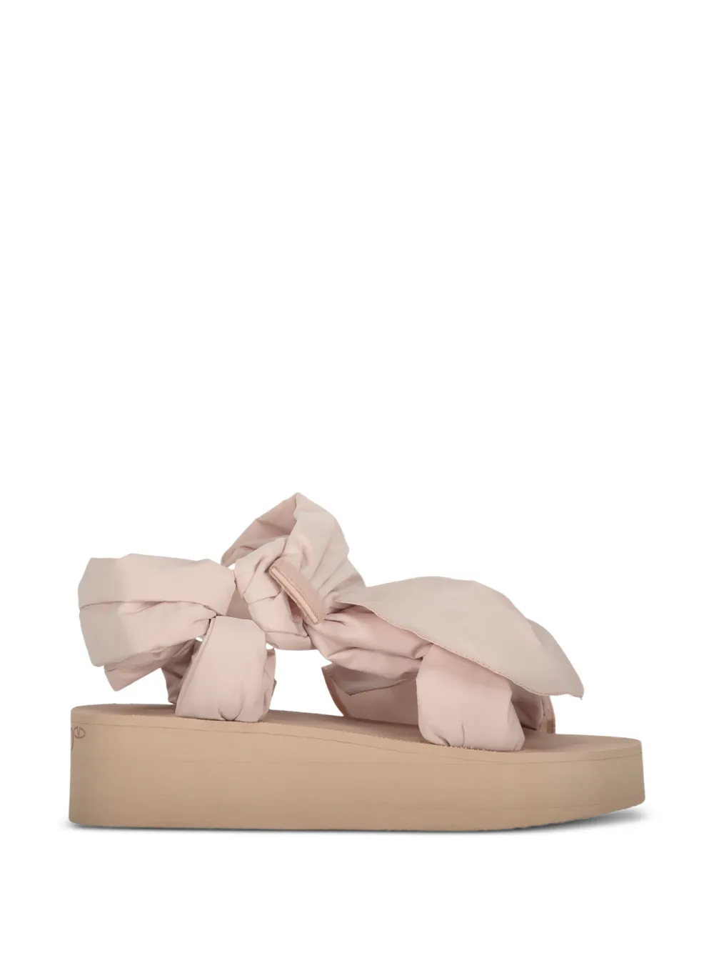 RED(V) bow-detail flatform sandals - Rosa